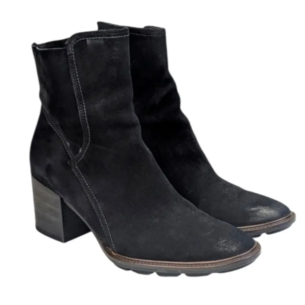 Paul Green Diedra Booties GUC $450 Size UK 6.5 US 9    S3712